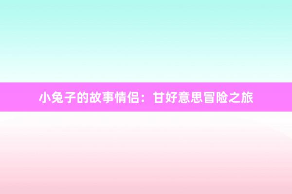 小兔子的故事情侣:甘好意思冒险之旅